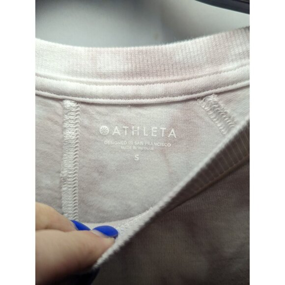 Athleta Women's Size Small Marble Tye Dye Long Sleeve Sweater - Picture 5 of 13